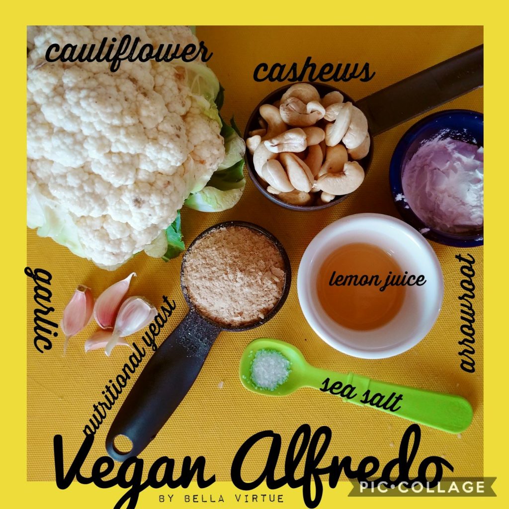 Vegan Italian Prosciutto and Peas Pasta Alfredo (no cholesterol