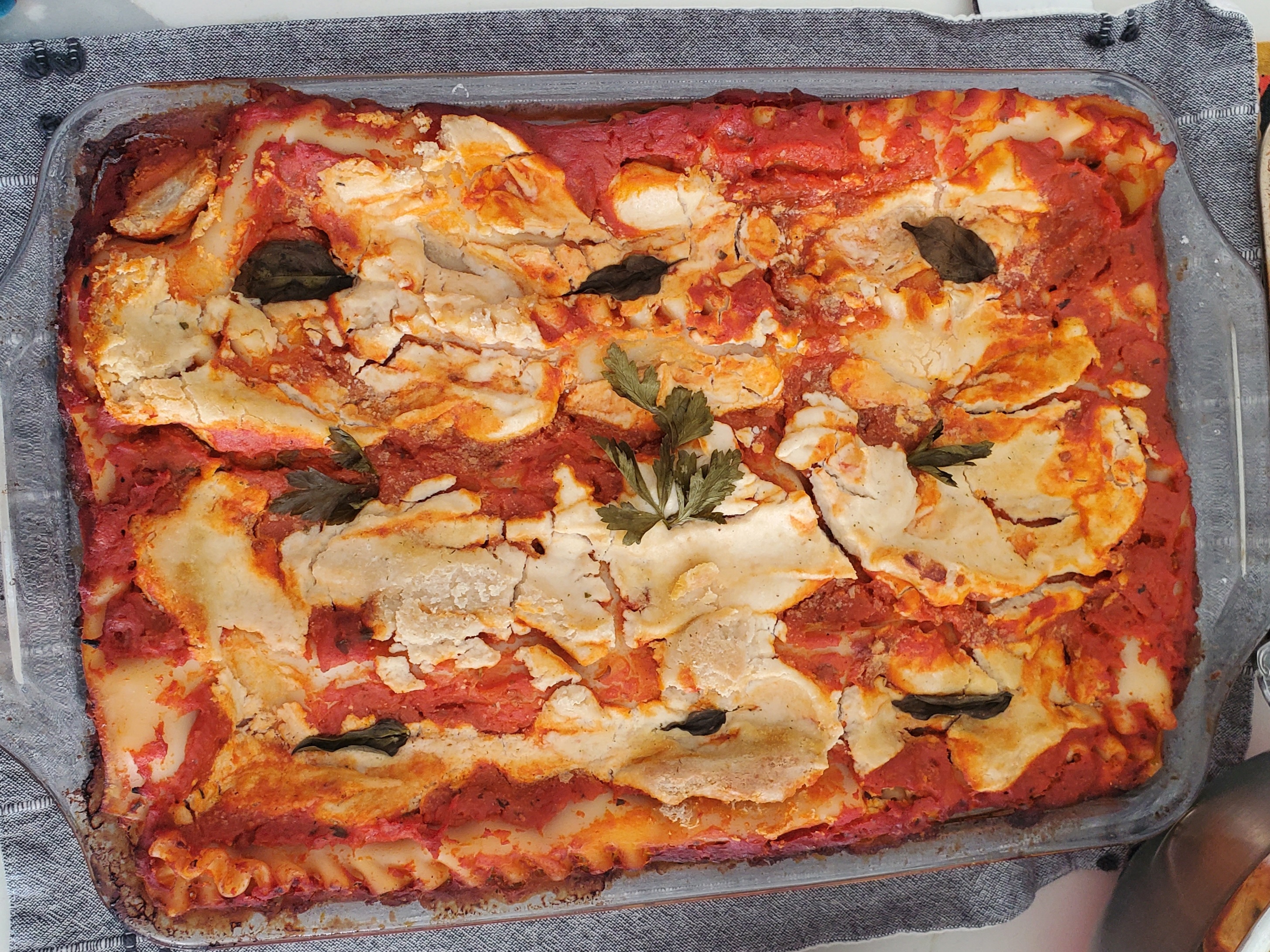 Classic Italian Lasagna made Plant Based